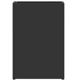 VidaXL Paraplu Standaard met opslag Zwart 28 x 12 x 41 cm Staal