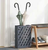 VidaXL Paraplu Standaard met opslag Antraciet 28 x 12 x 41 cm Staal