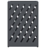 VidaXL Paraplu Standaard met opslag Antraciet 28 x 12 x 41 cm Staal