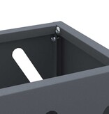 VidaXL Paraplu Standaard met opslag Antraciet 28 x 12 x 41 cm Staal