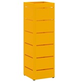 VidaXL Paraplu Standaard Mosterdgeel 15.5 x 15.5 x 49 cm Staal