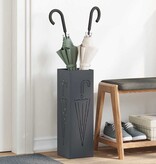 VidaXL Paraplu Standaard Antraciet 15.5 x 15.5 x 49 cm Staal