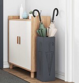 VidaXL Paraplu Standaard Antraciet 15.5 x 15.5 x 49 cm Staal