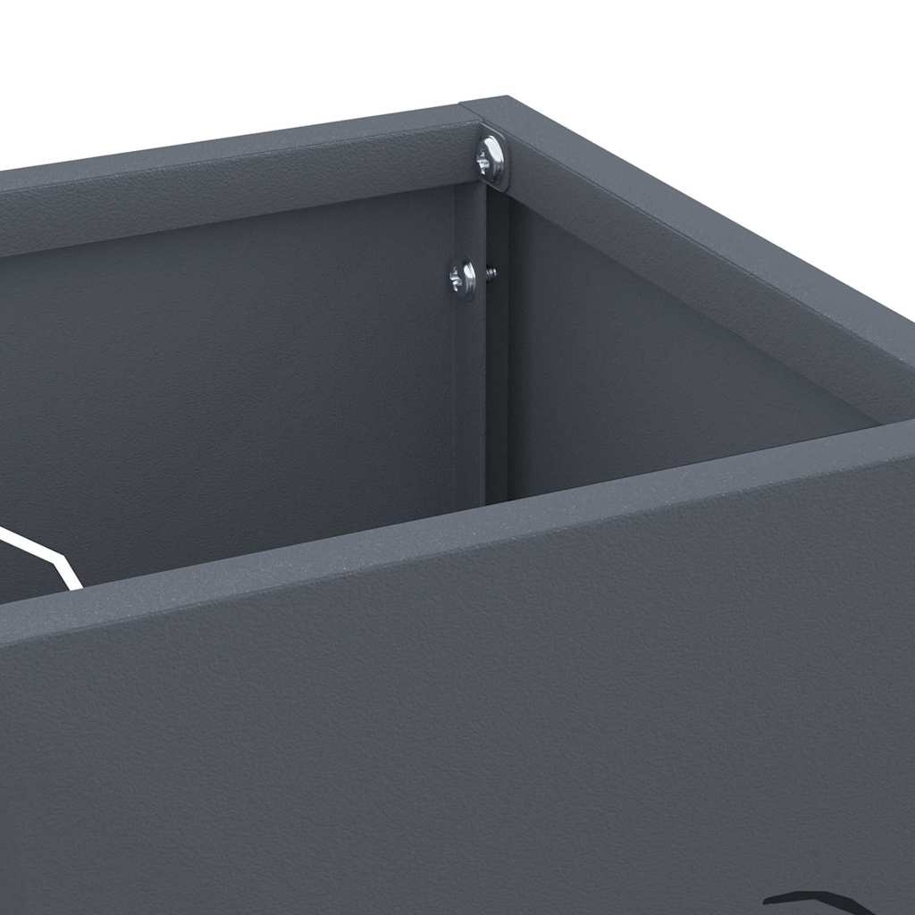 VidaXL Paraplu Standaard Antraciet 15.5 x 15.5 x 49 cm Staal