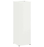 VidaXL Paraplu Standaard Wit 15.5 x 15.5 x 49 cm Metaal