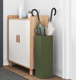 VidaXL Paraplu Standaard Olijfgroen 15.5 x 15.5 x 49 cm Staal