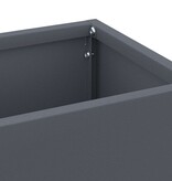 VidaXL Paraplu Standaard Antraciet 15.5 x 15.5 x 49 cm Staal