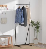 VidaXL Kledingrek Zwart 62 x 48 x 158 cm Staal