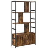 VidaXL Boekenkast Gerookt eiken 80 x 30 x 155,5 cm Bewerkt hout