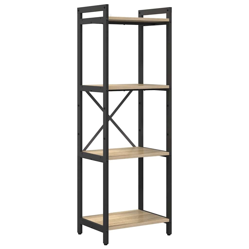 VidaXL Boekenkast Sonoma eiken 40 x 30 x 118 cm Bewerkt hout