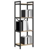VidaXL Boekenkast Sonoma eiken 40 x 30 x 118 cm Bewerkt hout
