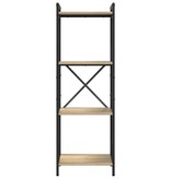 VidaXL Boekenkast Sonoma eiken 40 x 30 x 118 cm Bewerkt hout