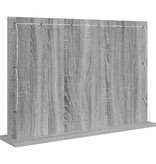 VidaXL Schmink Spiegel met spiegel Grijs Sonoma 80 x 55 x 18 cm