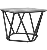 VidaXL Salontafel 3 pcs Grijs sonoma 50 x 50 x 40 cm