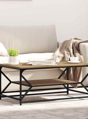 VidaXL Salontafel artisanaal eikenkleurig 90 x 50 x 40 cm