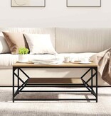 VidaXL Salontafel artisanaal eikenkleurig 90 x 50 x 40 cm