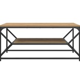 VidaXL Salontafel artisanaal eikenkleurig 90 x 50 x 40 cm