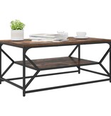 VidaXL Salontafel Gerookt eiken 90 x 50 x 40 cm