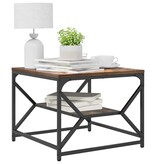 VidaXL Salontafel Gerookt eiken 51 x 50 x 40 cm