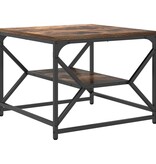 VidaXL Salontafel Gerookt eiken 51 x 50 x 40 cm