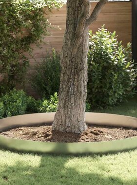 VidaXL Tuin Grasperkafwerking 4 pcs Zilver 450 x 25 cm