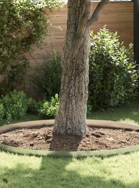 VidaXL Tuin Grasperkafwerking Zilver 450 x 15 cm Gegalvaniseerd staal