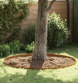 VidaXL Tuin Grasperkafwerking Roestig 450 x 10 cm Cortenstaal