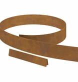 VidaXL Tuin Grasperkafwerking Roestig 450 x 10 cm Cortenstaal