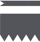 VidaXL Gazonranden 20 pcs Antraciet 100 x 0.5 x 20 cm Staal