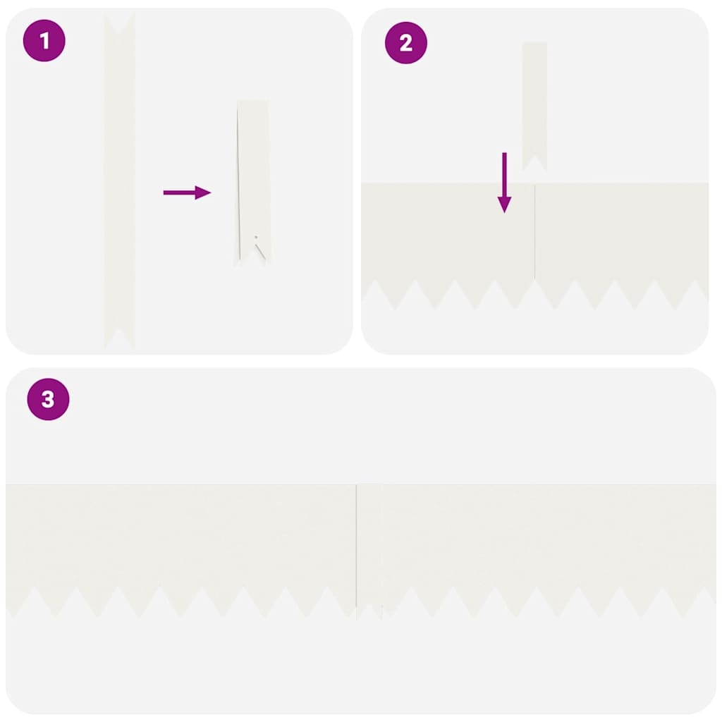 VidaXL Gazonranden 20 pcs Wit 100 x 0.5 x 20 cm Staal