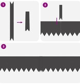 VidaXL Gazonranden 10 pcs Zwart 100 x 0.5 x 20 cm Staal