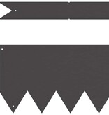 VidaXL Gazonranden 10 pcs Zwart 100 x 0.5 x 15 cm Staal