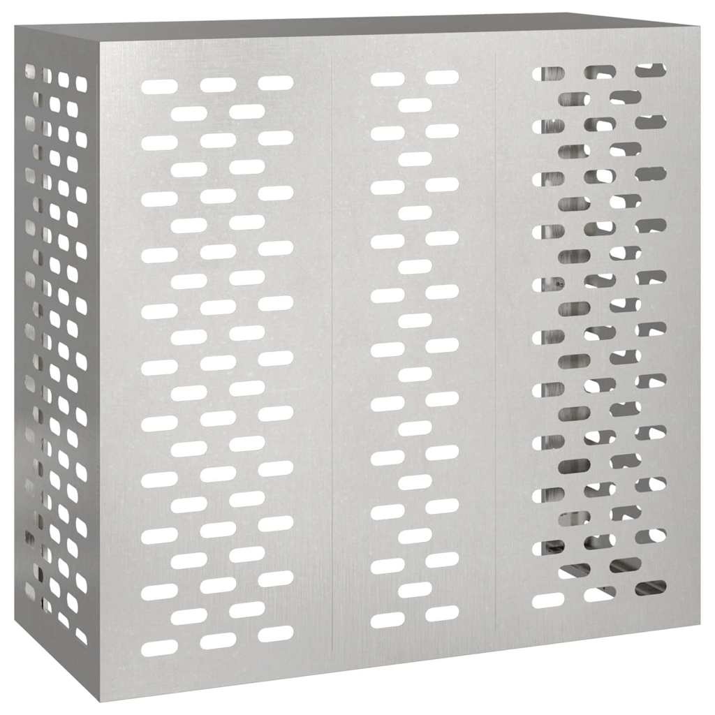 VidaXL Airconditioner hoes Zilver 110 x 50 x 105 cm Roestvrij staal