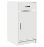 VidaXL Dressoir met lade Wit 40 x 40,5 x 75 cm Bewerkt hout