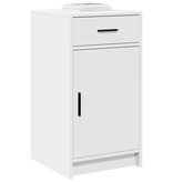 VidaXL Dressoir met lade Wit 40 x 40,5 x 75 cm Bewerkt hout