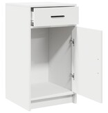 VidaXL Dressoir met lade Wit 40 x 40,5 x 75 cm Bewerkt hout