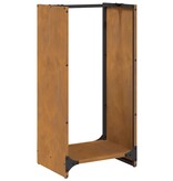 VidaXL Brandhoutrek 40x30x80 cm weervast staal