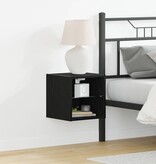 VidaXL TV-kast 2 pcs Zwart 30 x 28.5 x 30 cm Bewerkt hout