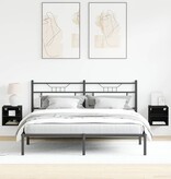 VidaXL TV-kast 2 pcs Zwart 30 x 28.5 x 30 cm Bewerkt hout