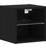 VidaXL TV-kast Zwart 30 x 28.5 x 30 cm Bewerkt hout