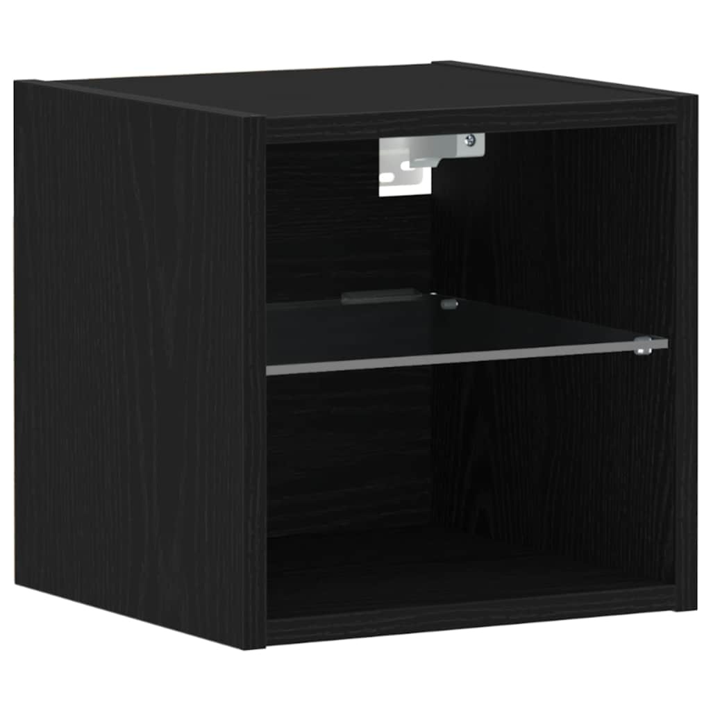 VidaXL TV-kast Zwart 30 x 28.5 x 30 cm Bewerkt hout