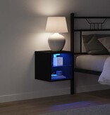 VidaXL TV-kast Zwart 30 x 28.5 x 30 cm Bewerkt hout