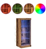 VidaXL Dressoir Oud hout 41 x 37 x 100 cm Bewerkt hout