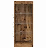 VidaXL Dressoir Oud hout 41 x 37 x 100 cm Bewerkt hout