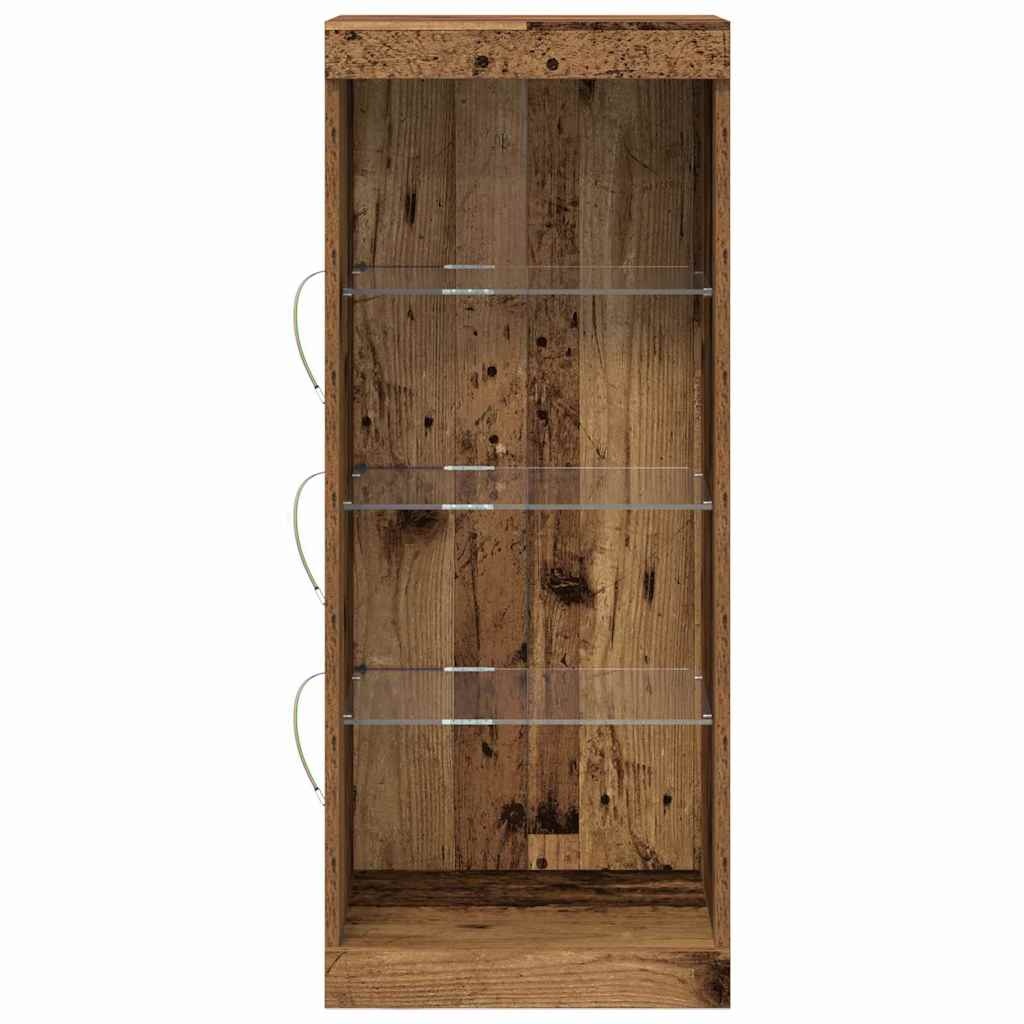 VidaXL Dressoir Oud hout 41 x 37 x 100 cm Bewerkt hout