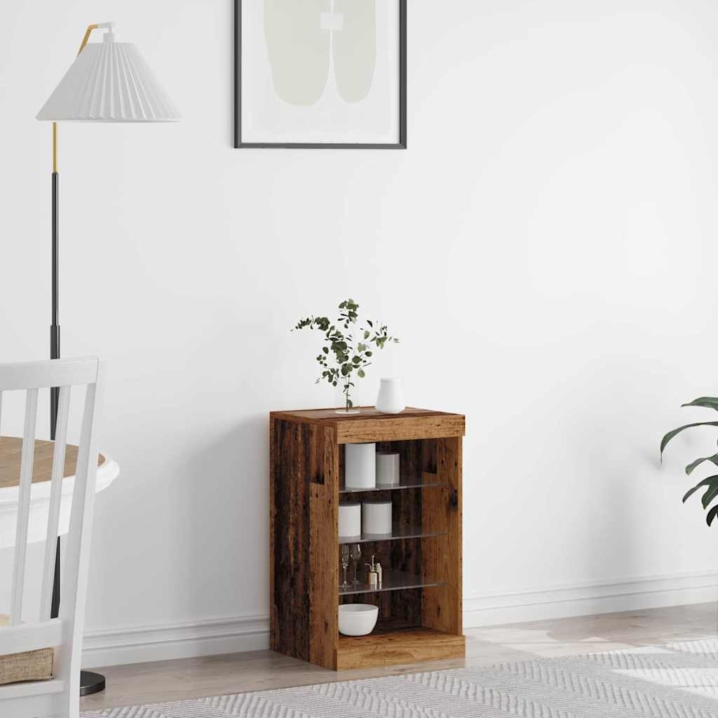 VidaXL Dressoir Oud hout 41 x 37 x 67 cm Bewerkt hout