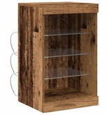 VidaXL Dressoir Oud hout 41 x 37 x 67 cm Bewerkt hout