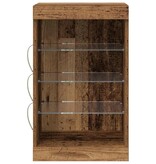 VidaXL Dressoir Oud hout 41 x 37 x 67 cm Bewerkt hout