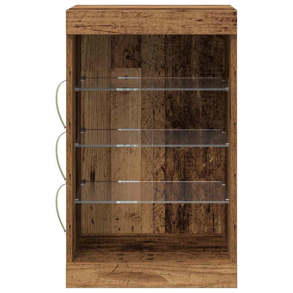 VidaXL Dressoir Oud hout 41 x 37 x 67 cm Bewerkt hout