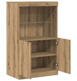 VidaXL Dressoir Bruin 60 x 37 x 100 cm Bewerkt hout